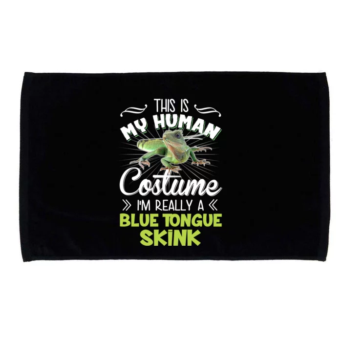 This Is My Human Costume IM Really A Blue Tongue Skink Microfiber Hand Towel