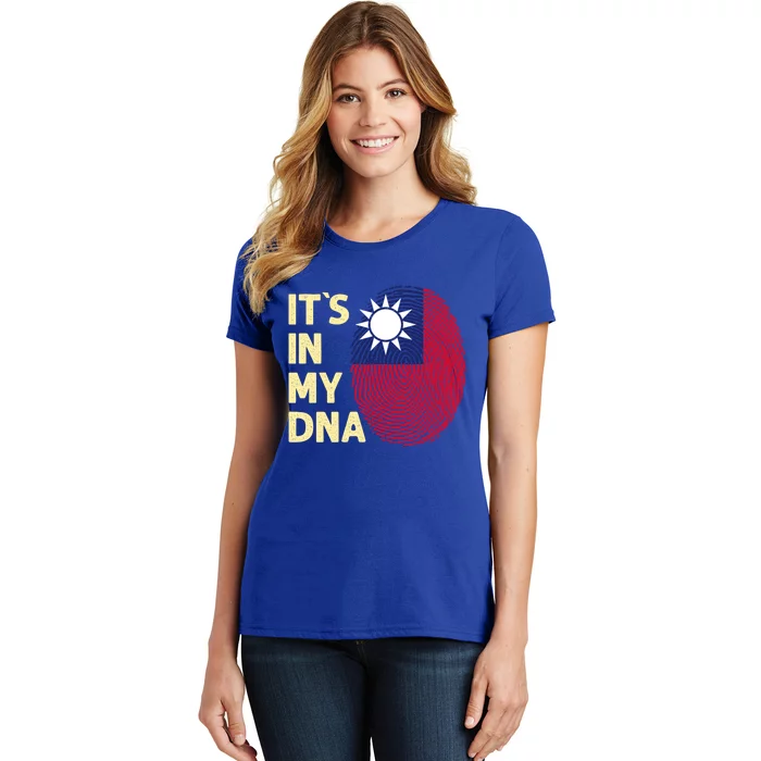 Taiwan In My Dna Taiwanese Flag Team Taiwan Gift Women's T-Shirt