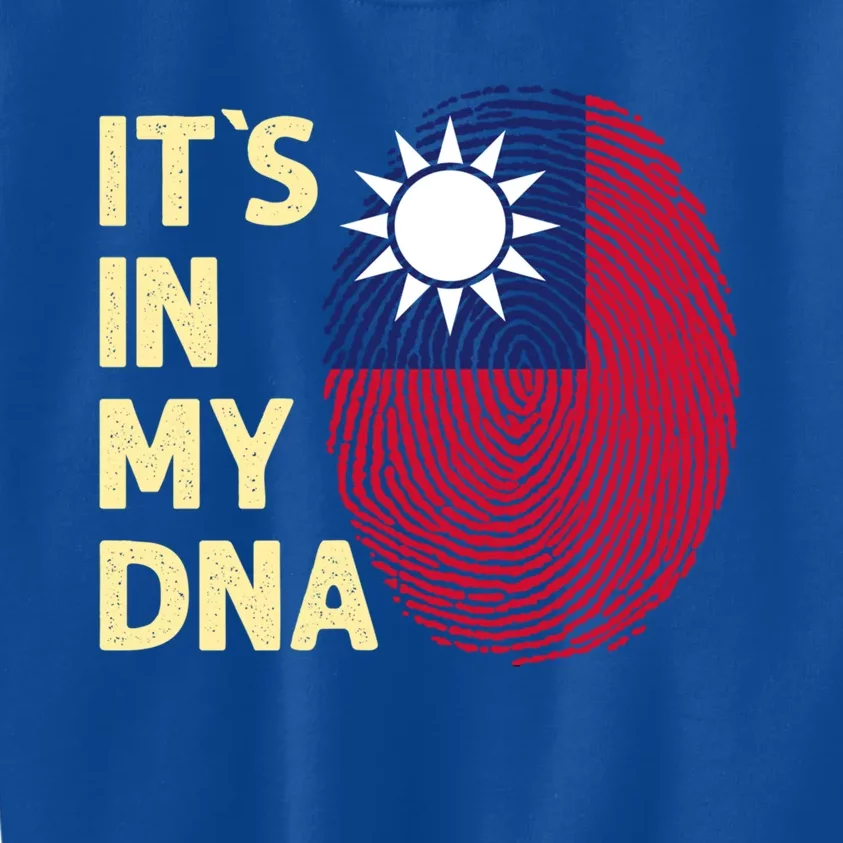 Taiwan In My Dna Taiwanese Flag Team Taiwan Gift Kids Sweatshirt