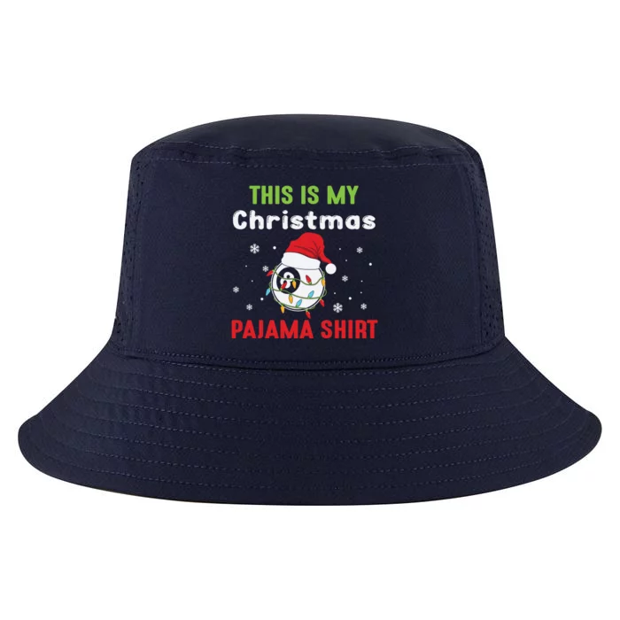 This Is My Christmas Pajama Tee Funny Billiard 8 Ball Xmas Gift Cool Comfort Performance Bucket Hat