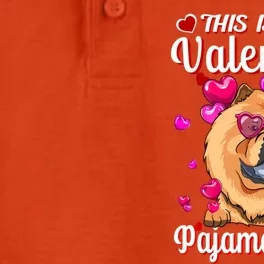 This Is My Valentine Pajama Gift Chow Chow Lovers Gift Dry Zone Grid Performance Polo