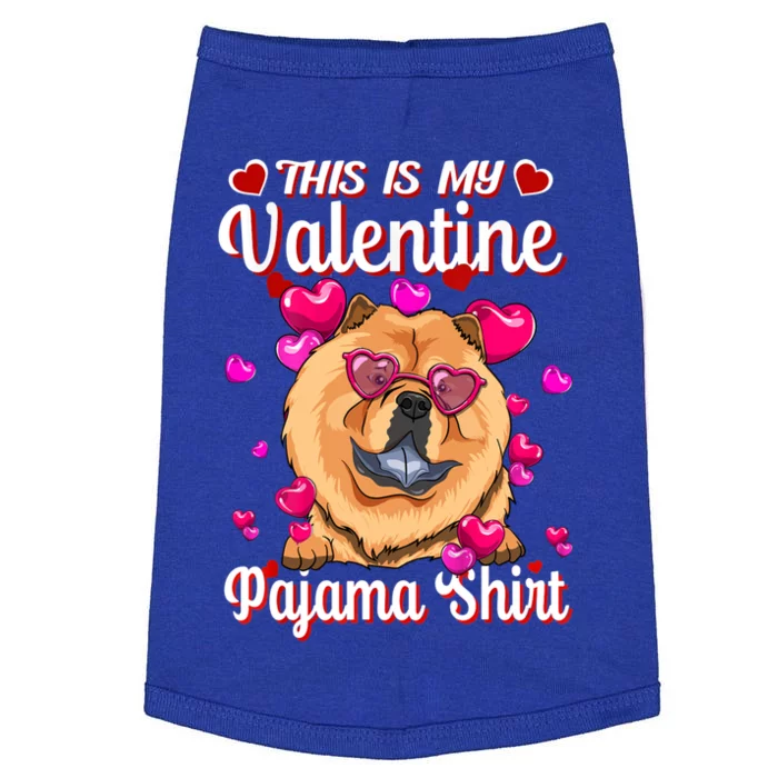 This Is My Valentine Pajama Gift Chow Chow Lovers Gift Doggie Tank