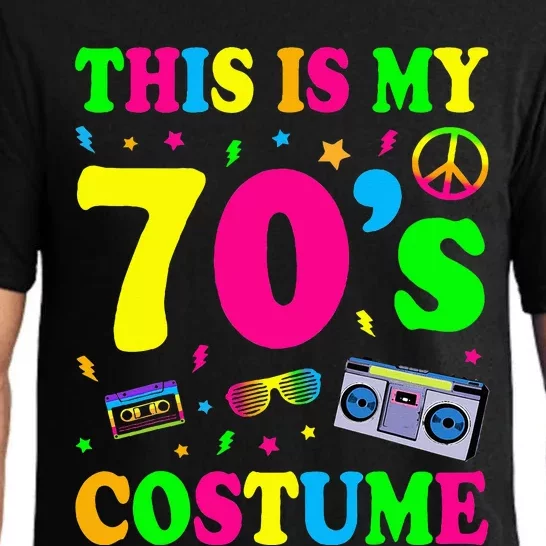 This Is My 70s Costume Funny Groovy Peace Halloween Pajama Set