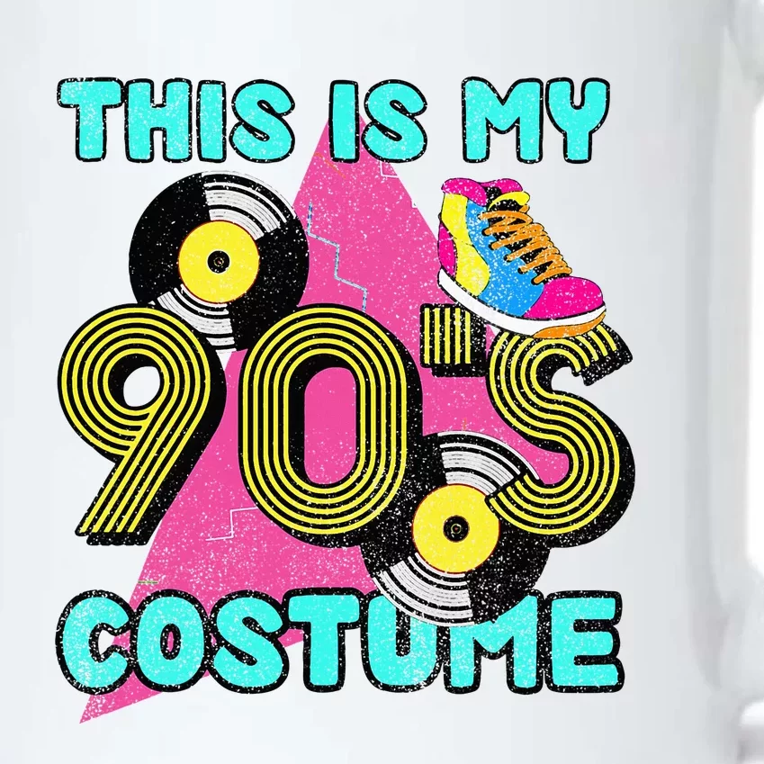 This Is My 90s Costume 1990s Theme Party Vinyl Nineties Black Color Changing Mug