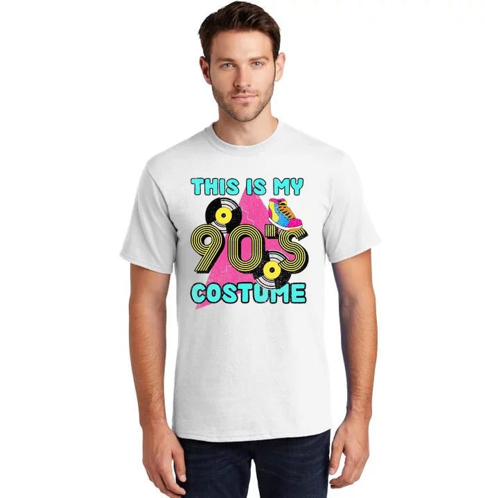 This Is My 90s Costume 1990s Theme Party Vinyl Nineties Tall T-Shirt