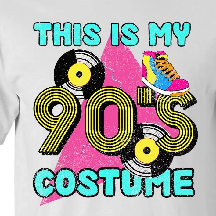 This Is My 90s Costume 1990s Theme Party Vinyl Nineties Tall T-Shirt