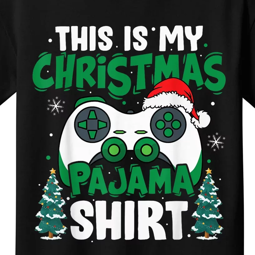 This Is My Christmas Pajama Video Game Gamer Boy Teens Kids T-Shirt