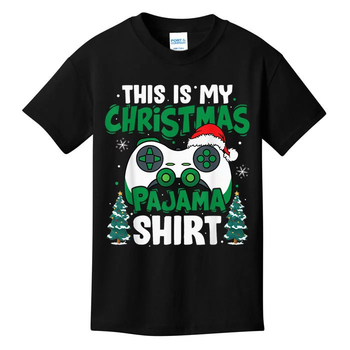 This Is My Christmas Pajama Video Game Gamer Boy Teens Kids T-Shirt