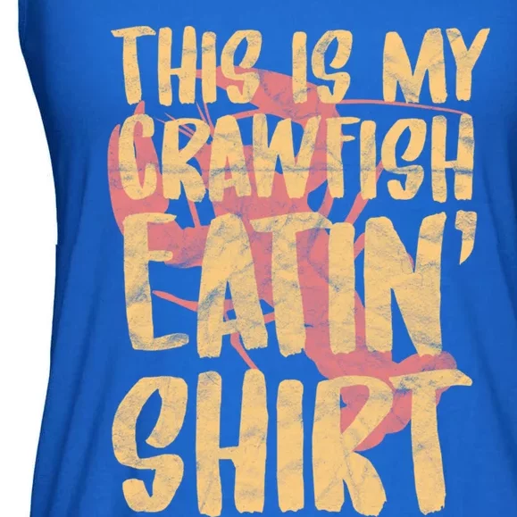 This Is My Crawfish Eatin Gift Boil Season Great Gift Ladies Essential Flowy Tank