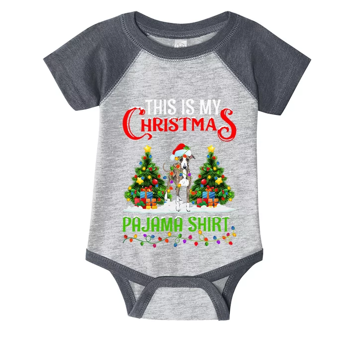 This Is My Christmas Pajama Italian Greyhound Dog Xmas Infant Baby Jersey Bodysuit