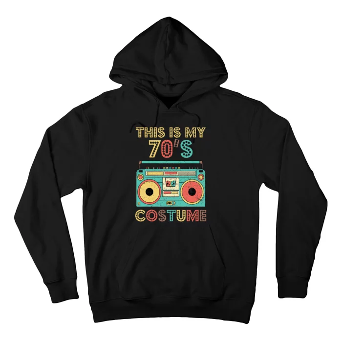 This Is My 70s Costume  1970s Retro Vintage 70s Party Hoodie