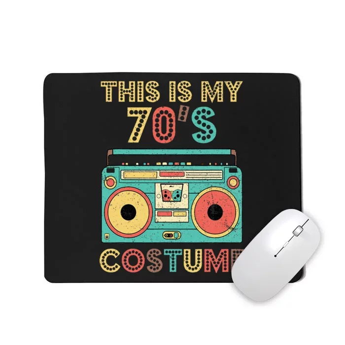 This Is My 70s Costume  1970s Retro Vintage 70s Party Mousepad