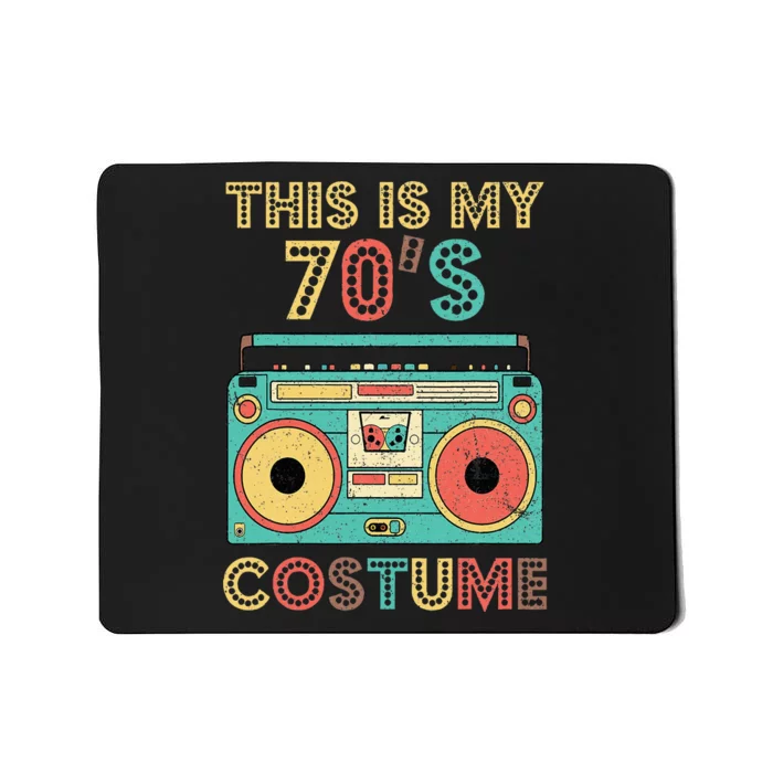 This Is My 70s Costume  1970s Retro Vintage 70s Party Mousepad