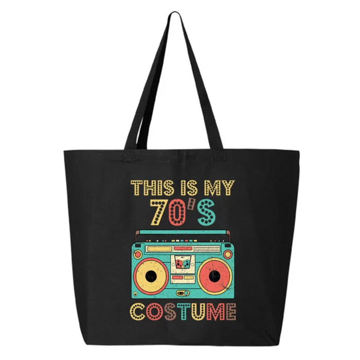 This Is My 70s Costume  1970s Retro Vintage 70s Party 25L Jumbo Tote