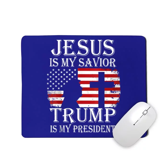 Trump Is My President American Flag Gift Mousepad