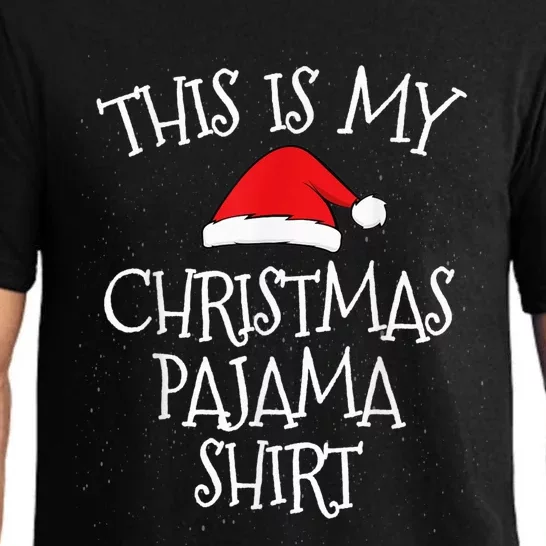 This Is My Christmas Pajama Shirt Xmas Lights Funny Holiday Pajama Set