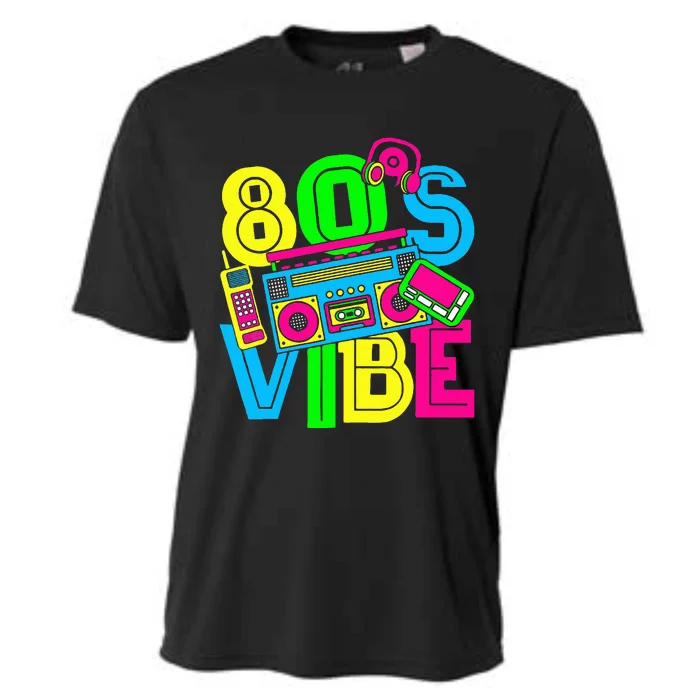 This Is My 80S Vibe 1980s Fashion 80s 90s Outfit Party Cooling Performance Crew T-Shirt