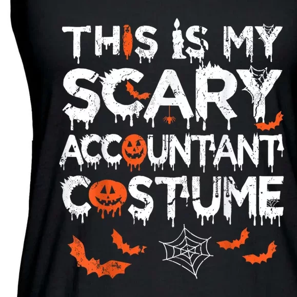 This Is My Scary Accountant Costume Funny Halloween Ladies Essential Flowy Tank