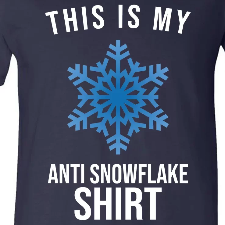 This Is My Anti Snowflake Shirt Winter V-Neck T-Shirt