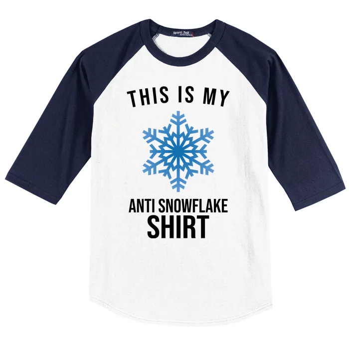 This Is My Anti Snowflake Shirt Winter Baseball Sleeve Shirt