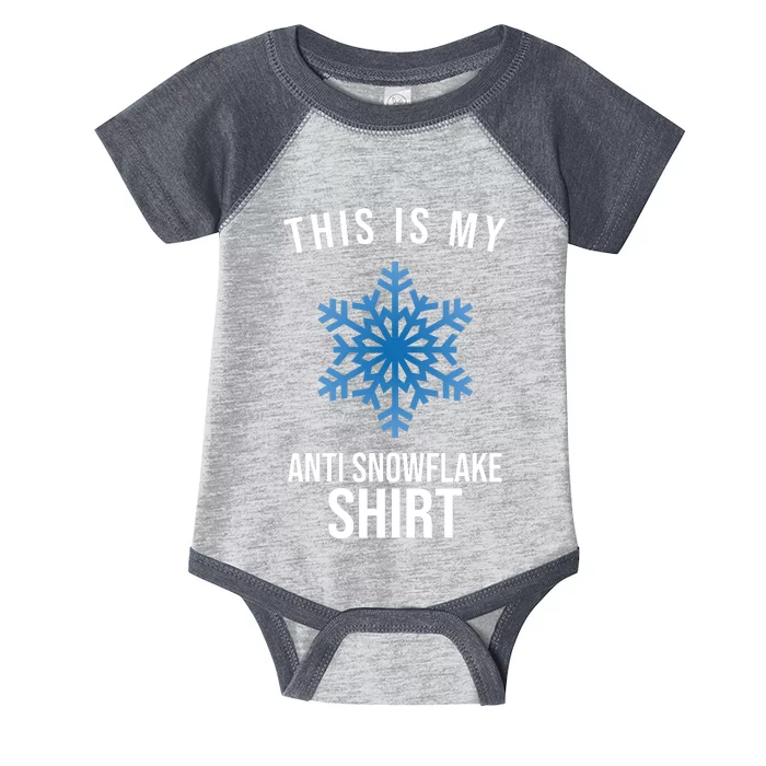 This Is My Anti Snowflake Shirt Winter Infant Baby Jersey Bodysuit