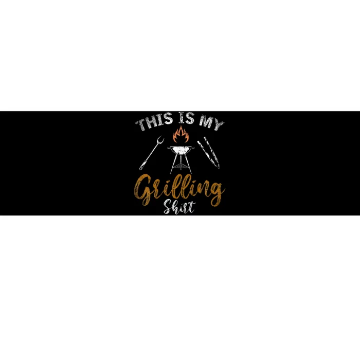 This Is My Grilling Funny BBQ Party Gift Barbecue Bumper Sticker