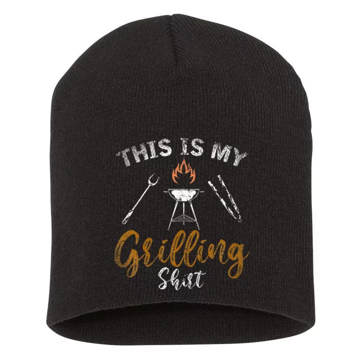 This Is My Grilling Funny BBQ Party Gift Barbecue Short Acrylic Beanie