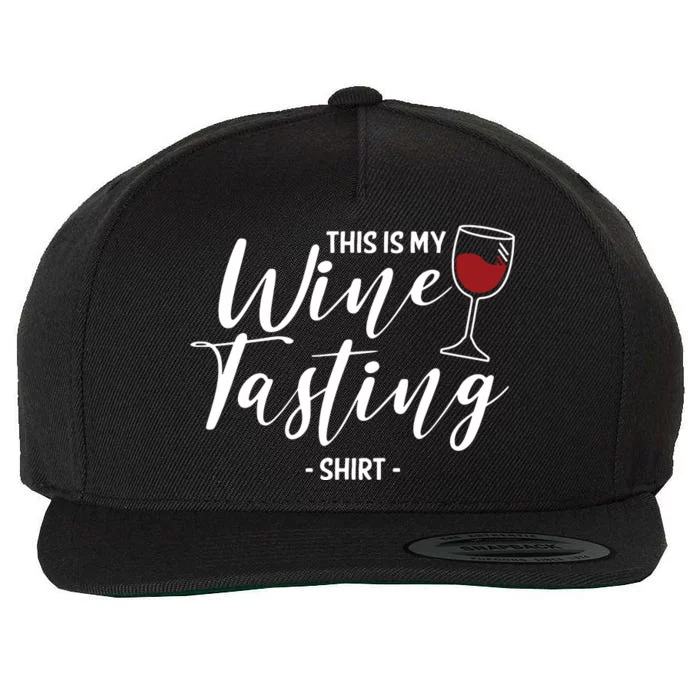 This Is My Wine Tasting Shirts Wining Cork Red Vino Drinking Wool Snapback Cap