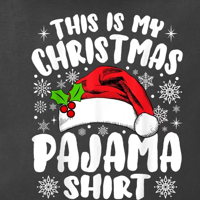 This Is My Christmas Pajama Funny Christmas Outfits Zip Tote Bag