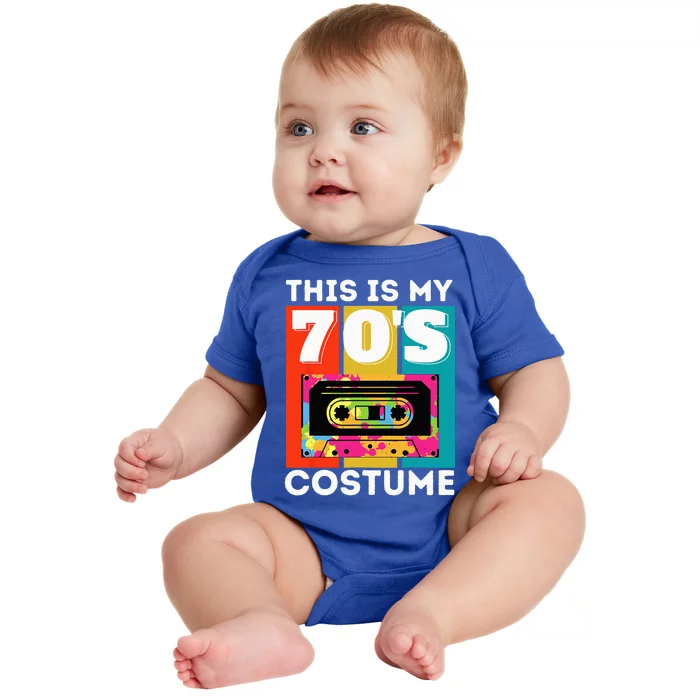 This Is My 70s Costume Funny Retro Vintage 1970s 70s Baby Bodysuit