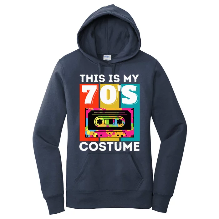 This Is My 70s Costume Funny Retro Vintage 1970s 70s Women's Pullover Hoodie