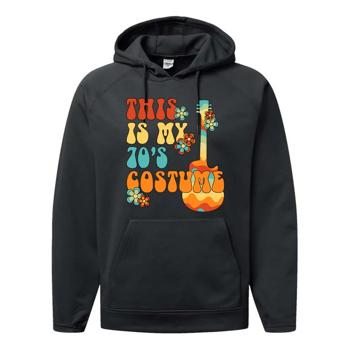 This Is My 70s Costume Funny Groovy Peace Halloween Performance Fleece Hoodie