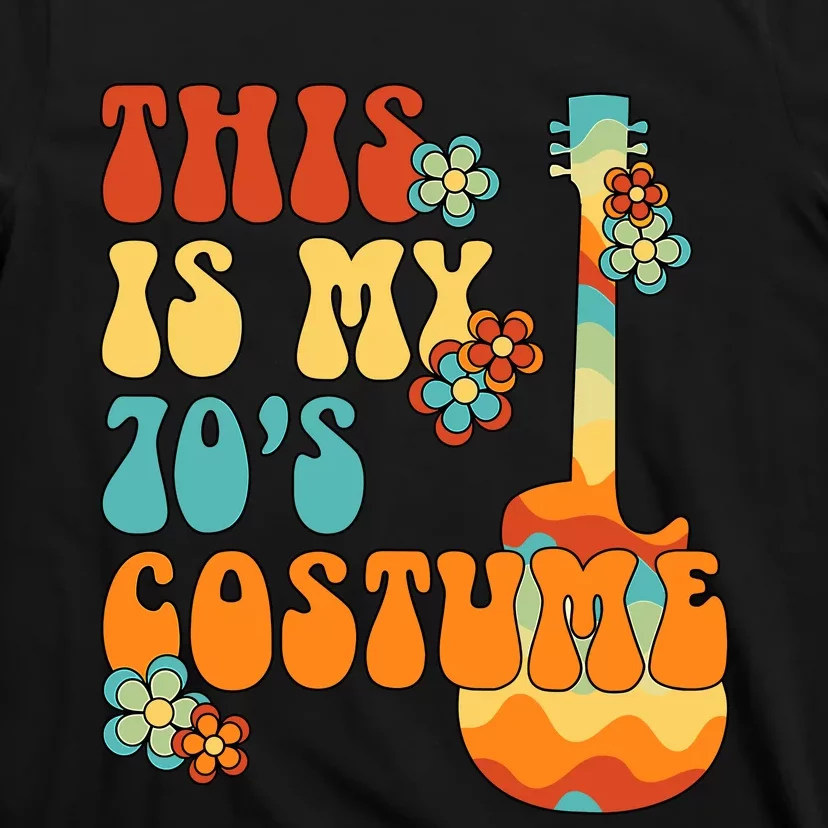 This Is My 70s Costume Funny Groovy Peace Halloween T-Shirt