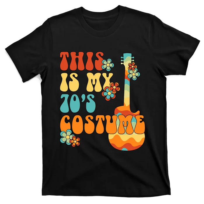 This Is My 70s Costume Funny Groovy Peace Halloween T-Shirt