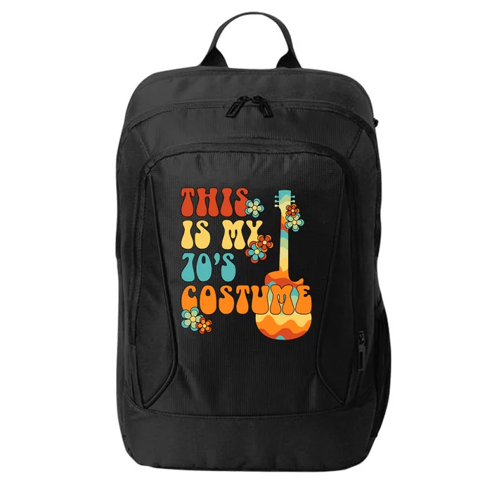 This Is My 70s Costume Funny Groovy Peace Halloween City Backpack