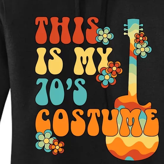 This Is My 70s Costume Funny Groovy Peace Halloween Women's Pullover Hoodie