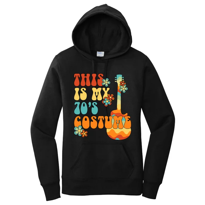 This Is My 70s Costume Funny Groovy Peace Halloween Women's Pullover Hoodie