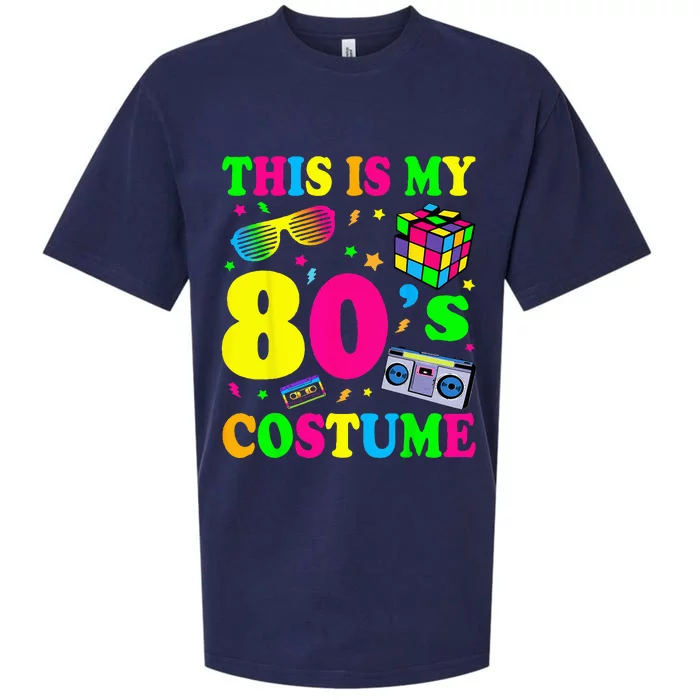 This Is My 80s Costume Fancy Dress Party IdeaHalloween Sueded Cloud Jersey T-Shirt