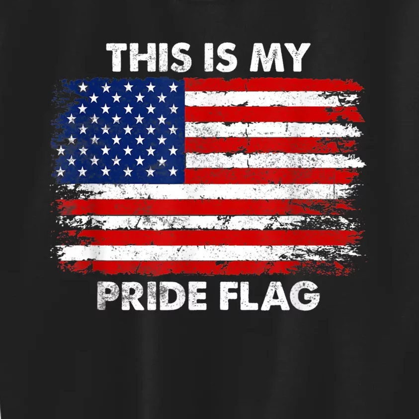 This Is My Pride Flag USA American Kids Sweatshirt