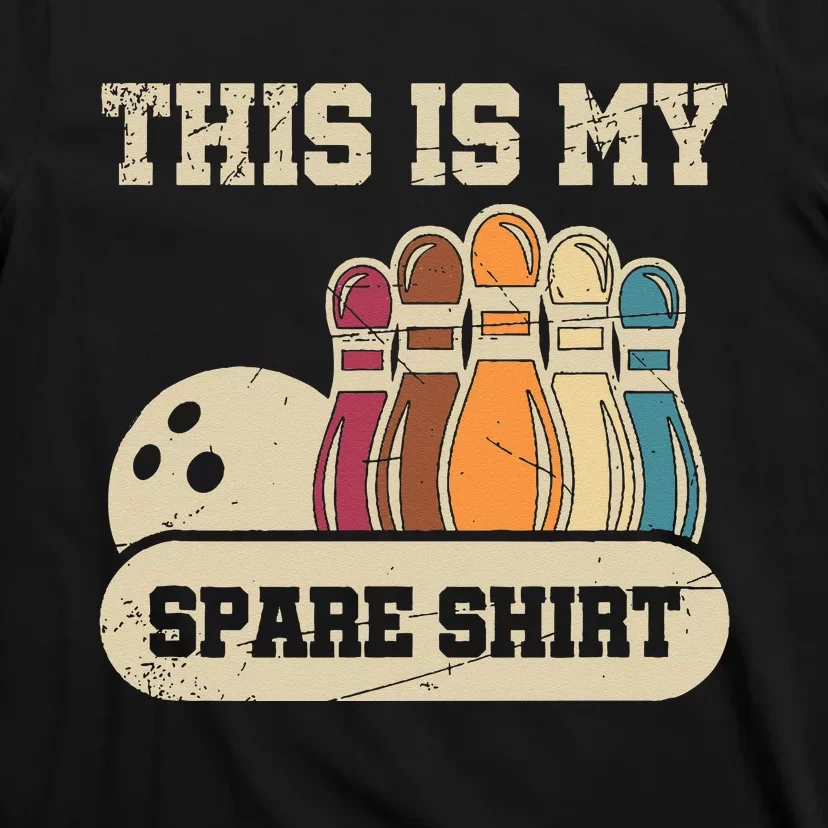 This Is My Spare Bowling Alley Gutter Pins Bowling T-Shirt