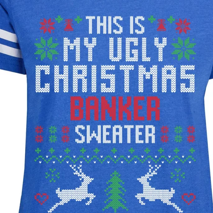 This Is My Ugly Christmas Banker Sweater Gift Enza Ladies Jersey Football T-Shirt