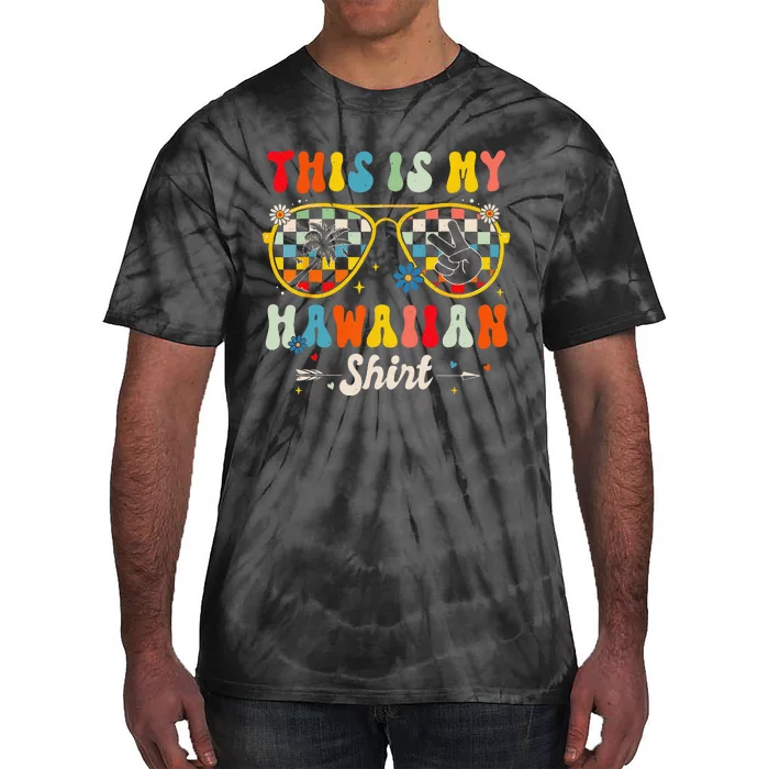 This Is My Hawaiian Tropical Luau Summer Party Hawaii Tie-Dye T-Shirt