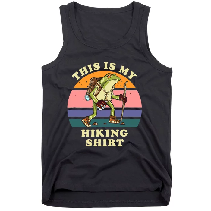 This Is My Hiking Funny Hiker Backpacking Trail Tank Top