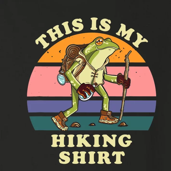 This Is My Hiking Funny Hiker Backpacking Trail Toddler Long Sleeve Shirt