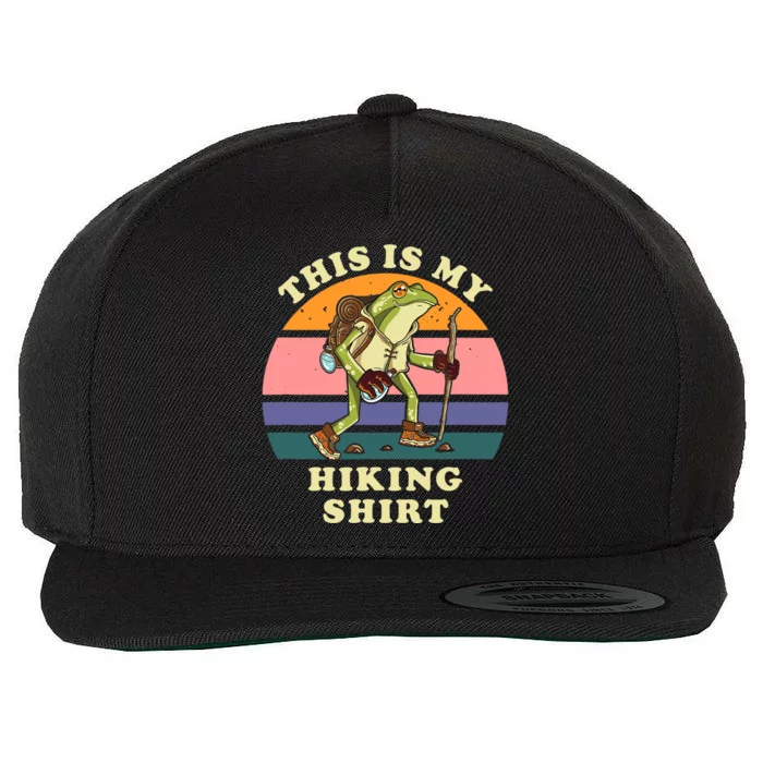 This Is My Hiking Funny Hiker Backpacking Trail Wool Snapback Cap