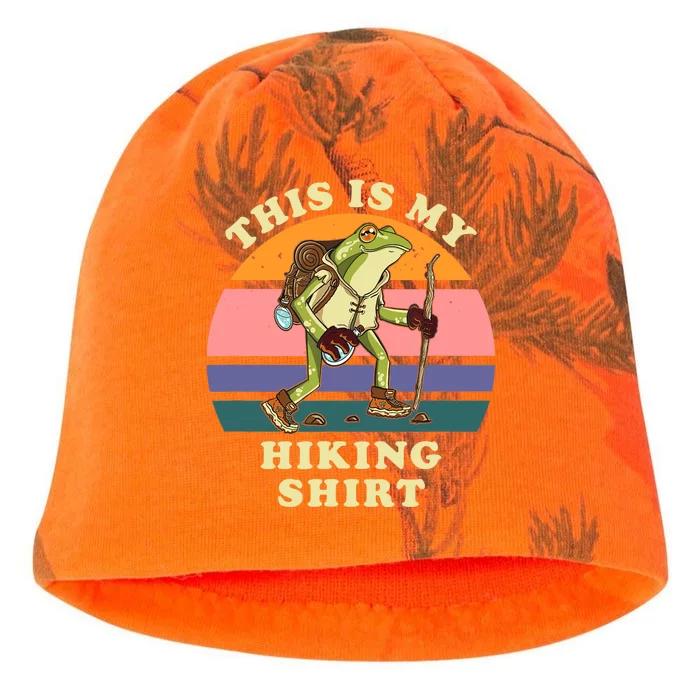 This Is My Hiking Funny Hiker Backpacking Trail Kati - Camo Knit Beanie