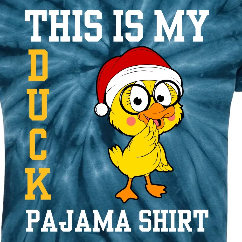 This Is My Duck Pajama Rubber Ducks Slumber Pajamas Party Kids Tie-Dye T-Shirt