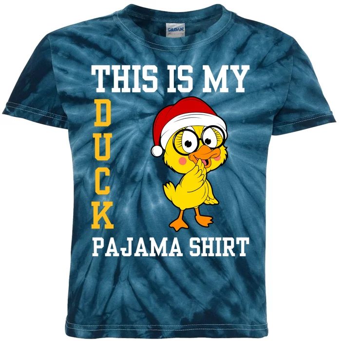 This Is My Duck Pajama Rubber Ducks Slumber Pajamas Party Kids Tie-Dye T-Shirt