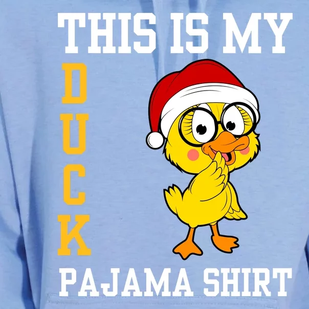 This Is My Duck Pajama Rubber Ducks Slumber Pajamas Party Unisex Surf Hoodie