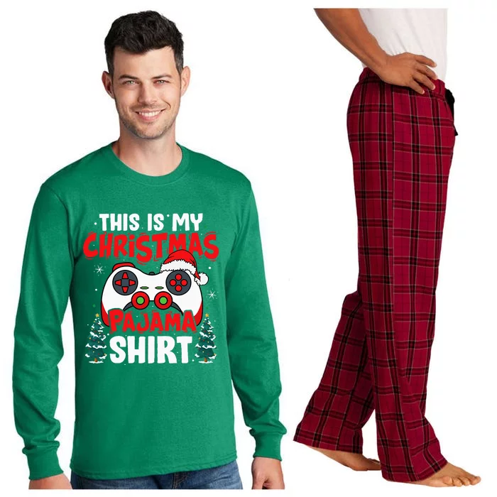 This Is My Christmas Pajama Video Game Gamer Ns Long Sleeve Pajama Set